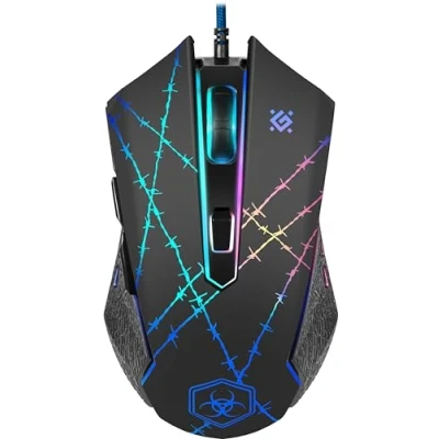 Image de Defender Forced GM 020L souris Jouer Ambidextre USB Type A Optique 3200 DPI Neuf