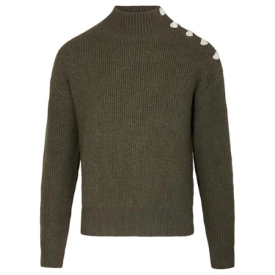 Image de Morgan Longsleeved WITH Buttons Pullover, Femme, Taille: Small, Gris anthracite
