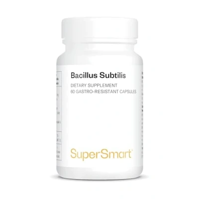 Image de Bacillus Subtilis 3.1 Milliards CFU Améliore les Défenses Naturelles Contribue à Lutter contre Bactéries et Micro Organismes Pathogènes Vegan Supersmart
