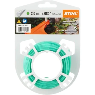Image de Stihl Rouleau de Fil Tondeuse Rond et Silencieux Vert 2 mm 15,3 m