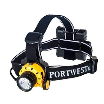 Image de Portwest Lampe frontale Ultra Power, Couleur: Jaune/Noir, PA64YBR