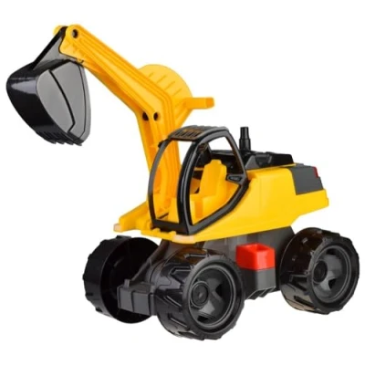 Image de Lena Giant Excavator Excavatrice géante Giga Trucks d&#039;environ 80 cm, pivote sur 360, véhicules de Construction XXL, capacité Charge élevée, pour Les Enfant à partir 3 Ans, 2141, Multicolore