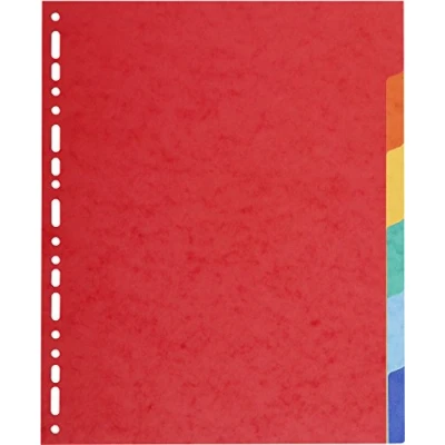 Image de EXACOMPTA Lot de 10 Jeux 6 intercalaires en carton 220 g Format A4 maxi