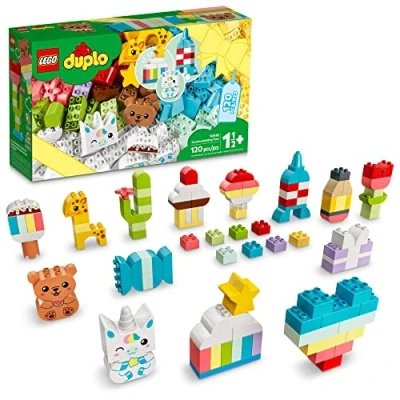 Image de LEGO DUPLO Creative Building Time 10978 Colorful Construction Toy for Preschoolers Aged 18 Months and up (120 Pieces)