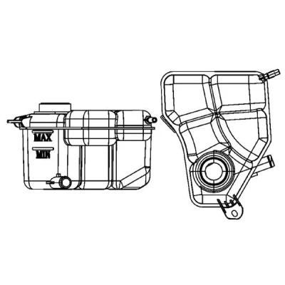 Image de MAHLE ORIGINAL CRT 133 000S Vase d&#039;Expansion sans cache, capteur FORD: Fusion Break, FIESTA 5