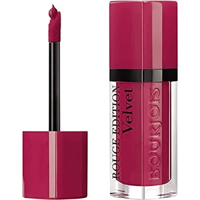 Image de Bourjois Rouge à lèvres Edition Velvet Formule liquide Fini mat et intense Longue Tenue 02 Frambourjoise 7,7ml