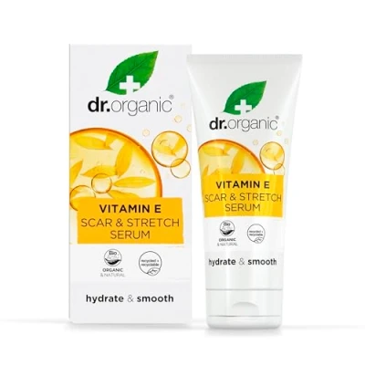 Image de Dr. Organic Sérum Cicatrices/Vergetures à la Vitamine E Bio 50 ml