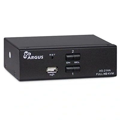 Image de INTER TECH AS 21HA HDMI COMMUTATEUR ÉCRAN, CLAVIER ET SOURIS NOIR (888