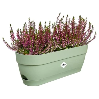 Image de Elho Vibia Campana Balconnière 50 Planteur pour Balcon Ø 49.0 x H 17.0 cm Vert/Vert Pistache