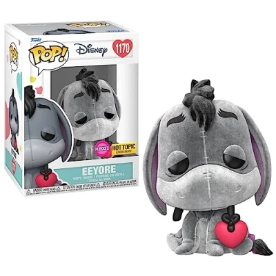 Image de Pop! Winnie The Pooh 1170 Eeyore with Heart Flocked