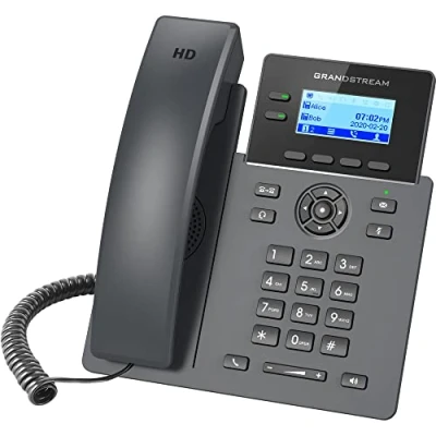 Image de Grandstream Networks GRP2602 téléphone Fixe Noir 2 Lignes LCD