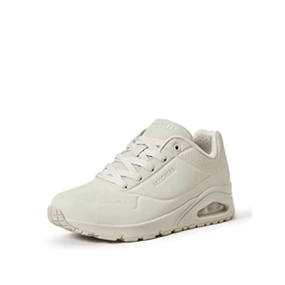Image de Skechers Femme Uno Stand On Air Flat sheets, Off White Durabuck, 37.5 EU