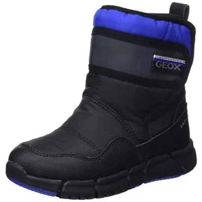 Image de Geox Garçon J Flexyper Boy B Abx Bottines, Black/Royal, 33 EU