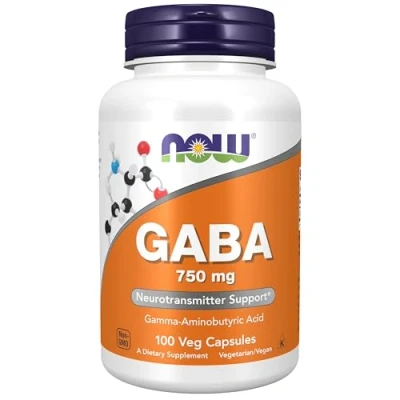 Image de Now Foods GABA 750mg 100 Vcaps