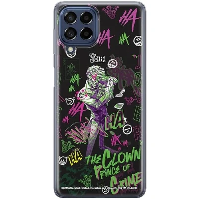 Image de ERT GROUP Coque de téléphone Portable pour Samsung M33 5G Original et sous Licence Officielle DC Motif Joker 027 Parfaitement adapté à la Forme du Portable, en TPU
