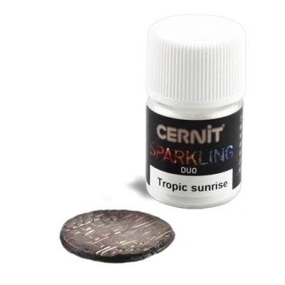 Image de CERNIT CE6130002003C Poudre colorée effet d’irisation Tropic sunrise Peut être mélangé Pot 2g