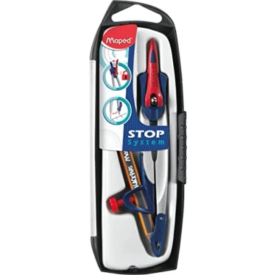 Image de MAPED Boîte Compas Stop System Bague
