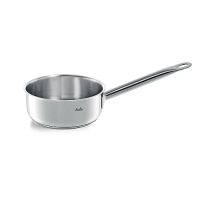 Image de Fissler San Francisco Casserole à Queue en Acier Inoxydable (1,2 l Ø 16 cm) avec Bord Verseur, Passe Au lave Vaisselle Et Four Compatible Induction, Argenté