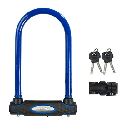 Image de MASTER LOCK Antivol Vélo U [A Clé] [Support de Universel] [Antivol Certifié] [Bleu] 8195EURDPROCOLB Idéal pour les Vélos, Vélos Electriques, VTT et autres
