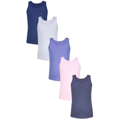 Image de TupTam Maillots de Corps Fille 5 Pièces Débardeurs en Coton Confortables et Respirants