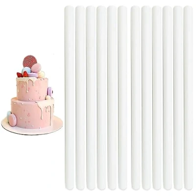 Image de LWMLWM Lot de 12 supports à gâteau réutilisables 2 niveaux 30 cm Pour gâteaux plusieurs étages