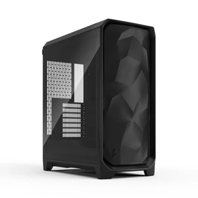Image de Fractal Design Meshify 3 Black Tempered Glass Light Tint High Airflow PC Gaming Case Mesh Front Panel Three Momentum 14 Fans Included Clean Interior
