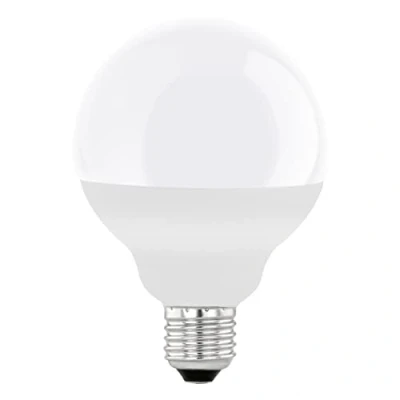 Image de Eglo ampoule LED E27, globe, lampe à 11,8 watts (équivalent incandescence 75 watts), 1055 lumens, blanc chaud, 3000 Kelvin, G95, Ø 9,5 cm