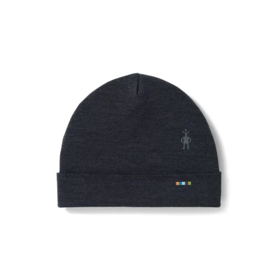 Image de Smartwool Thermal Merino Reversible Cuffed Bonnet, Taille: One Size, Charcoal