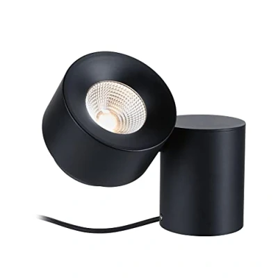 Image de Paulmann 79781 LED Zigbee Smart Home Puric Pane INCL. 1x3W gradable Lampe à Poser Noir Métal, Plastique 2700K, 3 W