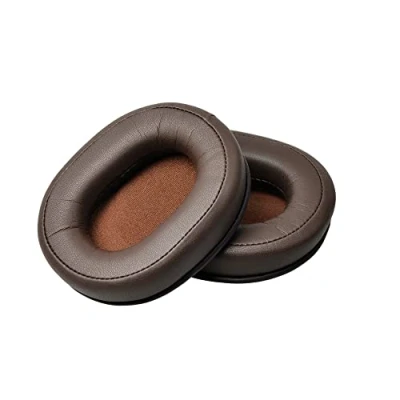 Image de JHZZWJ Coussinets de rechange en cuir synthétique pour écouteurs diamètre ATH M50x / M50 M50xBT M50RD Audio Technica M40X /M30x /M20x /MSR7 Monitor/ATH ANC9