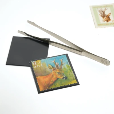Image de Hawid, Bandes à pochettes, H.6028 Transparent (antireflet) sur support noir dim: 41x26 mm. par 50 pcs.