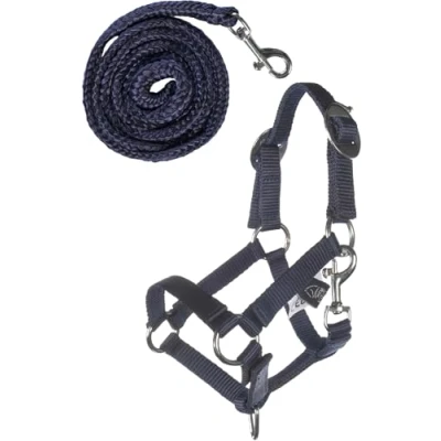 Image de HKM Halster setEnsemble Licol Hobby Horsing Bleu Foncé