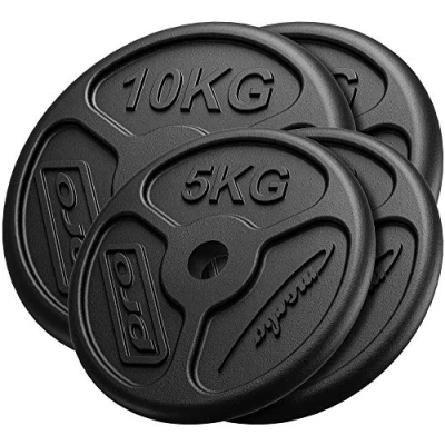 Image de Marbo Sport Ensemble de Poids Minces en Fonte 2 x 10 kg + 5 MW 2x10KG_2x5KG SLIM