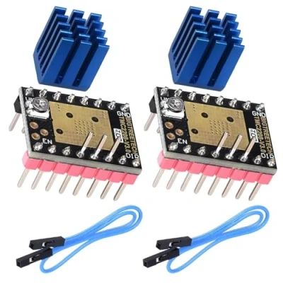 Image de 1 amortisseur pas à TMC2208 V.3.0 avec pilote de dissipateur thermique, rechange pour imprimante 3D, module Ultra Silent (TMC2208 V3.0)