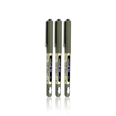 Image de Uni Ball Eye UB 157 Lot de 3 stylos roller Taille moyenne 0,7 mm Violet