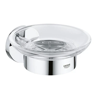 Image de GROHE Cadre Support avec Porte Savon Argent 40444001 (Import Allemagne)