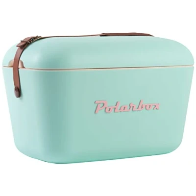 Image de PolarBox Glacière Vintage 12L Vert Classique Noir