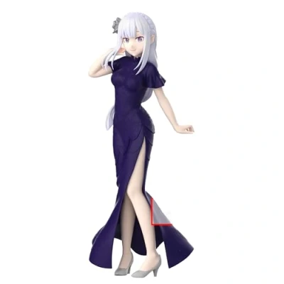 Image de Banpresto Emilia Re:Zero Starting Life in Another World Glitter&amp;Glamours 24 cm Multicolore BP89039P
