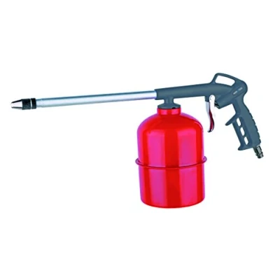 Image de Pistolet pulvérisateur à air comprimé avec ventouse 1,0 l pour nettoyant froid, détergent, huiles de pulvérisation Compatible tous les compresseurs Raccord SK