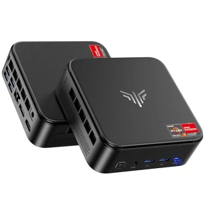 Image de NiPoGi E3B Mini PC AMD Ryzen 7 7730U (jusqu&#039;à 4.5GHz,8C/16T) Micro Ordinateurs de Bureau 16GB RAM 512GB SSD, WiFi 6, BT5.2, Triple Display 4K@60Hz pour Office Home
