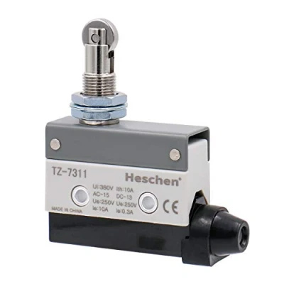 Image de Heschen Interrupteur de fin course horizontal TZ 7311 momentray parallèle piston actionneur AC 380 V 10 A unipolaire
