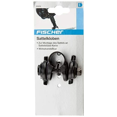 Image de fischer Mixte Sattelkloben Crochet de selle, Noir, Taille unique EU