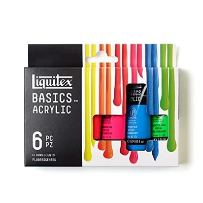 Image de Liquitex Basics Acrylique Set 6X22ml Couleurs Fluorescentes