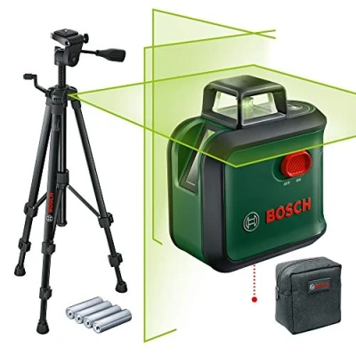 Image de laser lignes AdvancedLevel 360 de Bosch avec trépied premium (3 à pour un alignement dans toute la pièce)