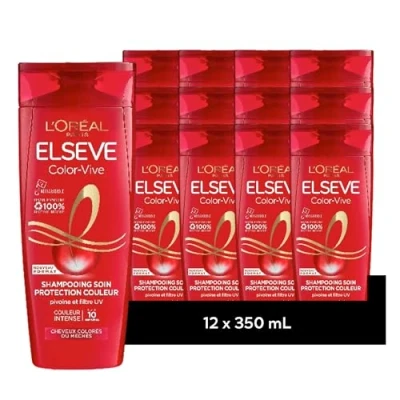 Image de [LOT DE 12] Shampooing Soin Elseve Color Vive 350ml