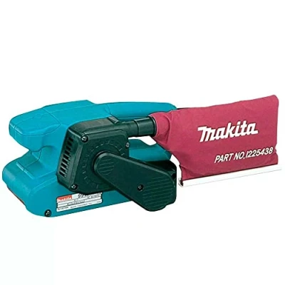 Image de Ponceuse à bande Makita 9910 Vitesse réglable Extraction de poussière Centrage automatique