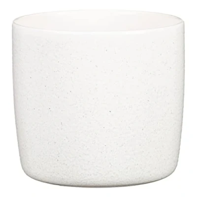 Image de Scheurich Solido Pot de fleurs en céramique, couleur : perla, 17,6 cm diamètre, 16 haut, 3,1 l vol.