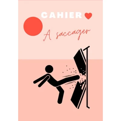Image de Cahier a saccager: carnet à bruler/détruire/cahier saccager après avoir rempli