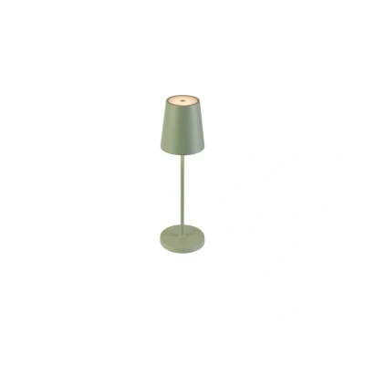 Image de SLV Luminaire LED rechargeable Vinolina Two, vert, aluminium, Ø 11 cm, IP65