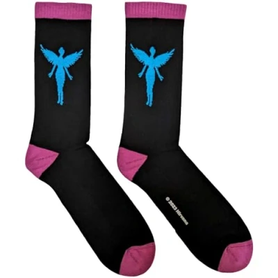 Image de Nirvana In Utero Blue Angel Chaussettes Noir Taille unique 40 46